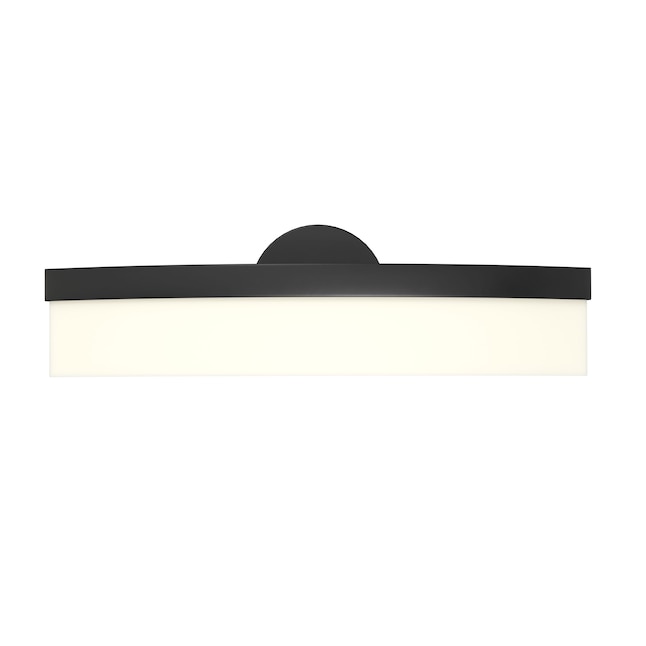 Origin 21 Lynnpark 20-Inch Matte Black LED Vanity Light with Frosted Acrylic Shade