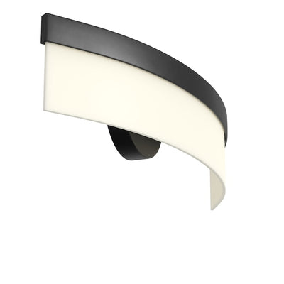 Origin 21 Lynnpark 20-Inch Matte Black LED Vanity Light with Frosted Acrylic Shade