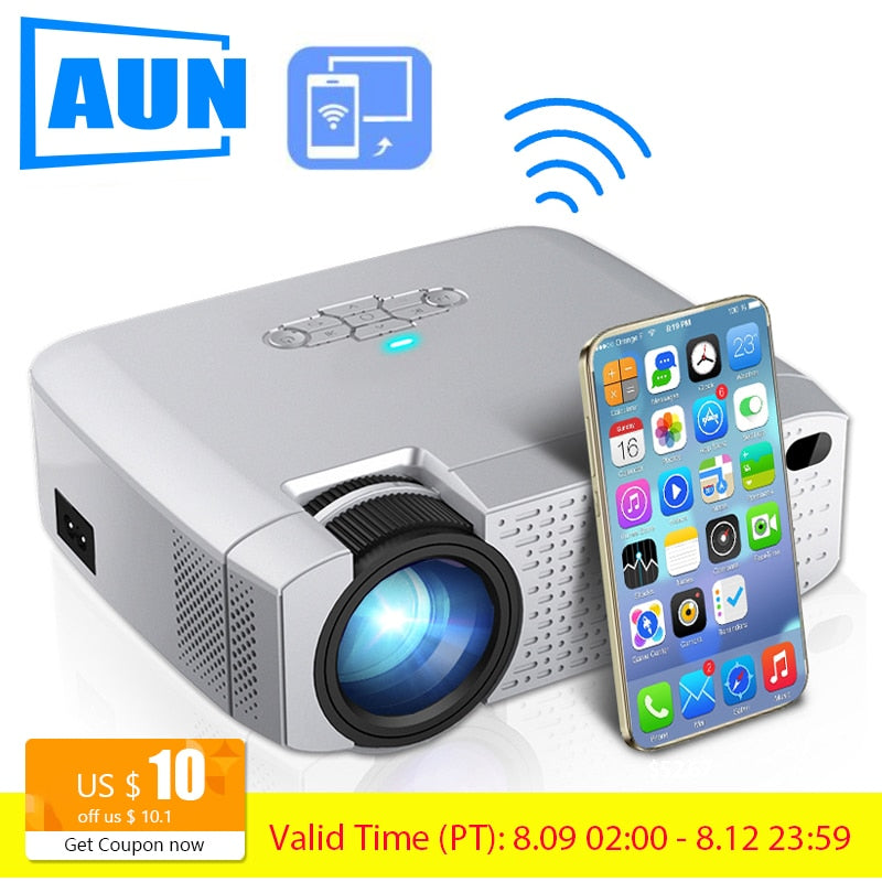 Mini LED Video Projector for Home Cinema