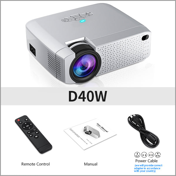 Mini LED Video Projector for Home Cinema