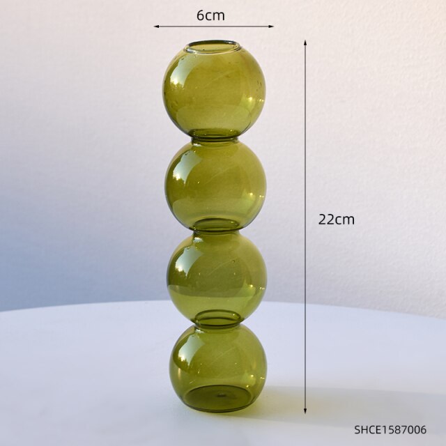 Glass Bubble Ball Vase