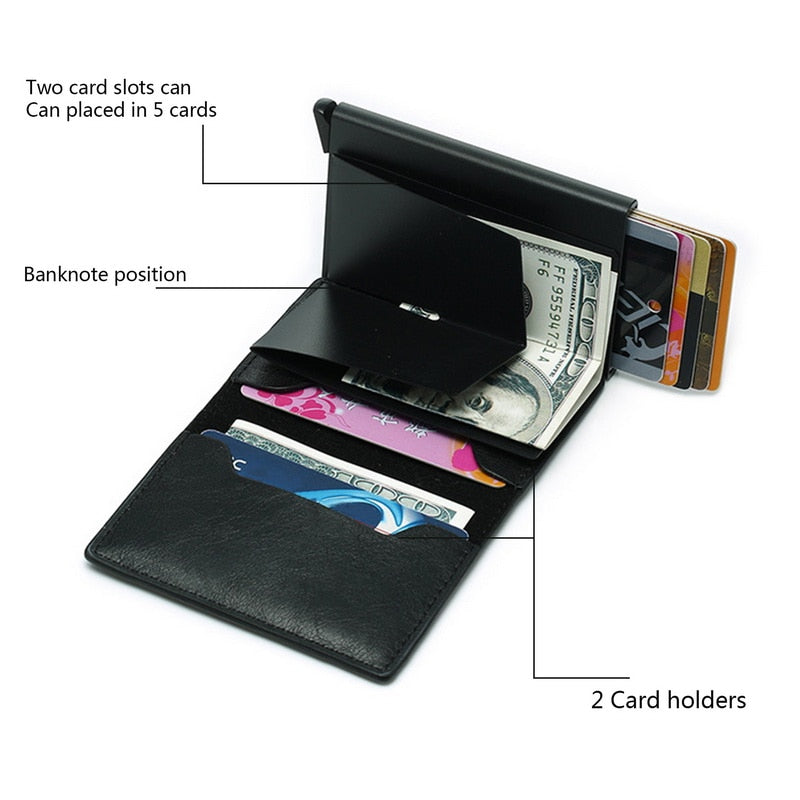 Anti-Theft Card Holder Wallet