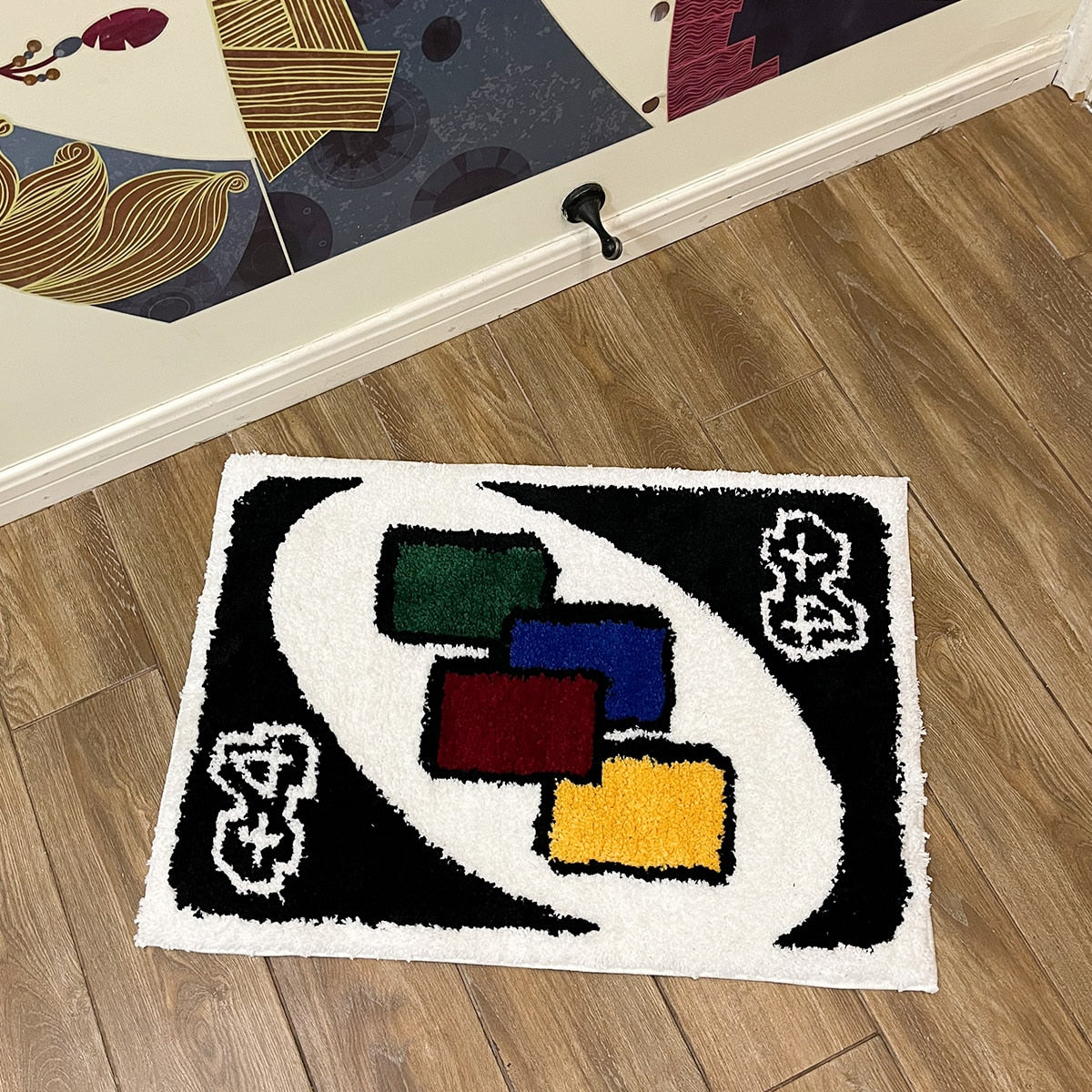 Reverse Card Fluffy Rug