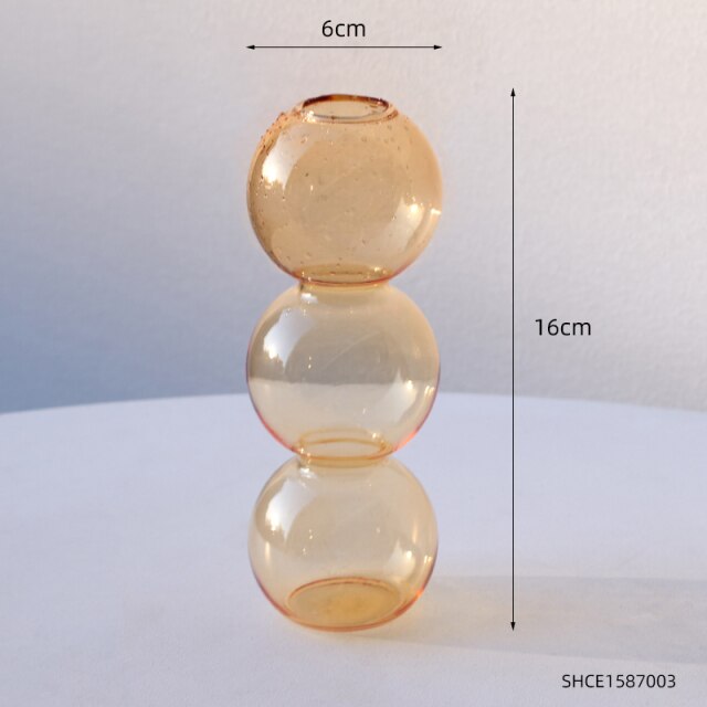 Glass Bubble Ball Vase