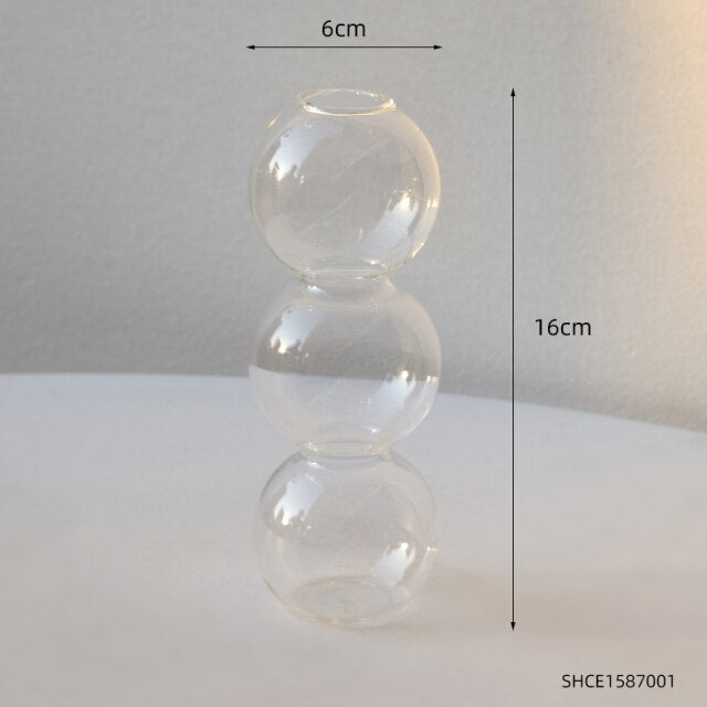 Glass Bubble Ball Vase